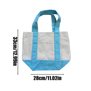 <b>Medium</b> Canvas Tote <b>Bag</b> Minimalist Commuter Shoulder <b>Bag</b> Reusable Shopping Fashionable Laptop Sleeve Water Resistant Women - Product Image 6
