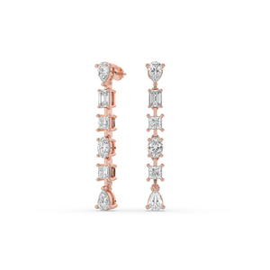 Pendientes de Diamantes de Laboratorio con Corte Elegante de 2.78 Quilates, Oro de 10K y 14K, Estilo Sofisticado y Ligero, Proveedor de Joyería al por Mayor B2B para Boutiques - Product Image 4