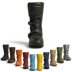 Bottes de moto haute performance pour la sécurité, imperméables, antidérapantes, équipement de protection, chaussures de motard, bottes de sécurité pour le motocross - Product Image 1