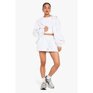 Sudadera con capucha de tapicería estilo streetwear personalizada, manta tejida, sudaderas transpirables y ecológicas para mujer, de punto, para otoño - Product Image 3