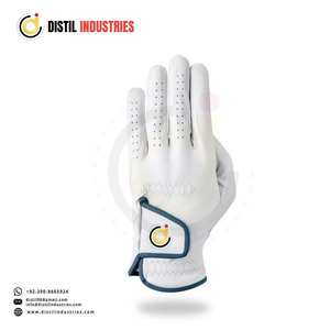 Lightweight Genuine Leather Golf Gloves with Adjustable Wrist Strap for Professional Use and Daily Outdoor Practice - Product Image 5