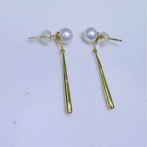 ต่างหูห้อยสไตล์เรโทรสุดหรูจาก Zhuji ดีไซน์เรียบง่ายแต่ประณีต ประดับด้วยไข่มุกน้ำจืดทรงกลมขนาด 6-7 มม. ความงามไร้ที่ติแบบออโรร่า - Product Image 4