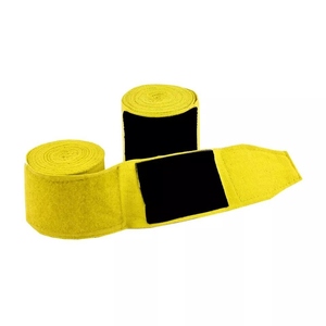 Bandages de boxe professionnels OEM personnalisés, durables, avec boucle pour le pouce, respirants, en coton élastique, avec logo personnalisé, bandages intérieurs de boxe - Product Image 2