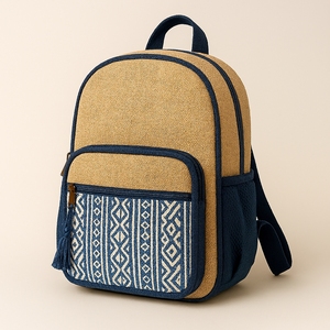 Customaization Brand Eco Friendly Handmade Cotton Fashion <b>Backpack</b> for Daily Use <b>Travel</b> School Minimalist Lifestyle Bag - Product Image 1