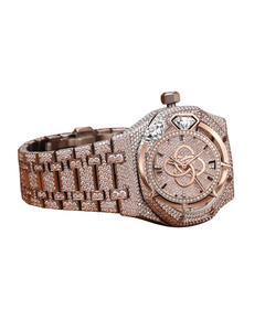 Certified Moissanite <b>Diamond</b> <b>Watch</b> Men Full Iced Out Luxury Stainless Steel <b>Watch</b> - Product Image 2
