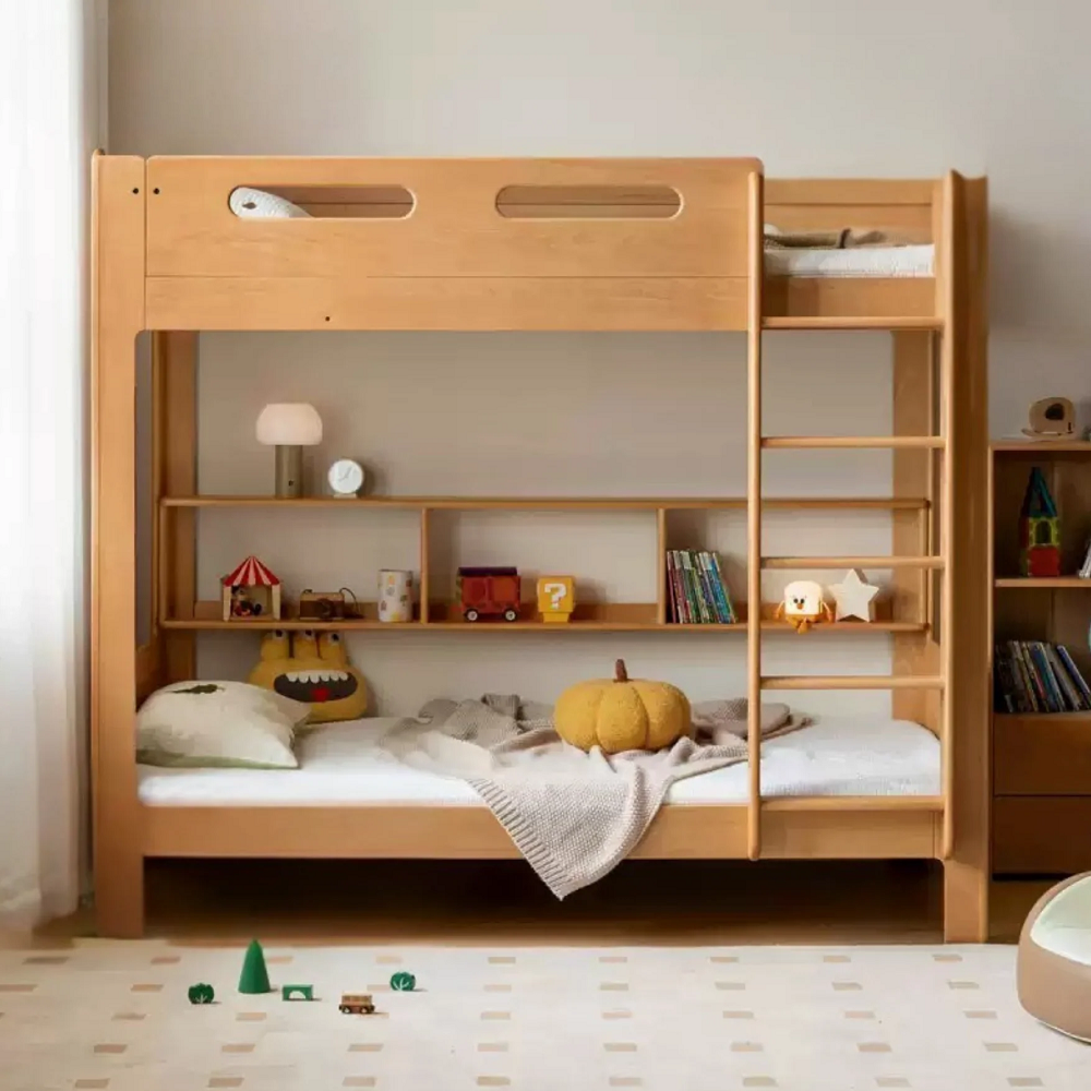 Lit superposé en bois