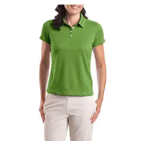 गर्म बेच कपास व्यक्तिगत कस्टम लोगो के साथ 220gsm महिलाओं पोलो टी शर्ट कस्टम लोगो