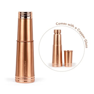 Thermos en cuivre SignoraWare, gourde de voyage portable au design minimaliste - Product Image 4