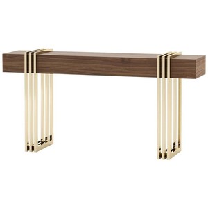 LINEA Metal <b>Console</b> <b>table</b> with white marble Top luxury <b>Black</b> frame <b>console</b> <b>table</b> for living room - Product Image 3