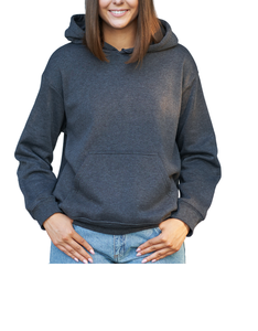 เสื้อฮู้ดสตรีทำจากผ้าฟลีซผ้าฝ้ายโพลีเอสเตอร์280 GSM - Product Image 3