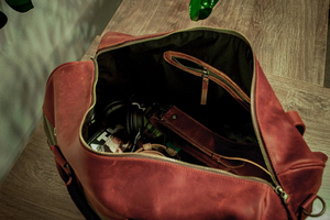 2026 Newest Arrival <b>Leather</b> <b>Duffle</b> <b>Bag</b> Top Handle Buckle Zipper Closure Capacity Travel Daypack <b>Leather</b> <b>Duffle</b> <b>Bag</b> Unisex - Product Image 5