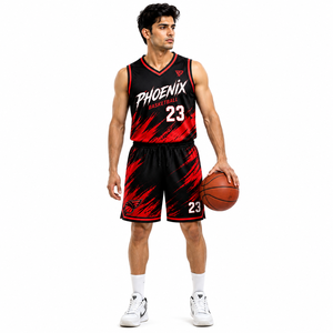 Conjunto de Uniforme de Baloncesto Reversible para Jóvenes y Adultos, Jersey y Pantalones Cortos Ligeros, Ropa Deportiva para Equipos, Kit de Entrenamiento - Product Image 3