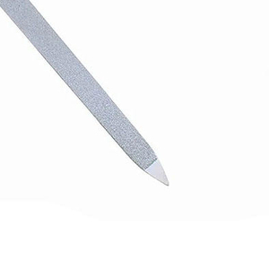 Premium Straight <b>Edge</b> Emery Nail File 240 Grit Single Sided Blue Handle Reusable Nail Care <b>Tool</b> with Reasonable Prices - Product Image 3