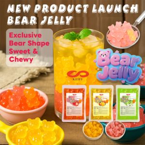 KEIFU Assortiment de boules de jus en gelée d'ours et de framboises de marque privée de 1.5kg pour parfaits, emballées dans un sac - Product Image 6
