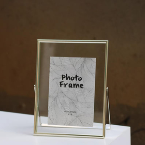 กรอบรูปสไตล์โมเดิร์นหรูหรา สีเงิน ทำจากสแตนเลสสตีล พร้อมกระจกตกแต่ง กรอบรูปคุณภาพสูง ขัดเงาอย่างดี - Product Image 3
