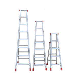 Industrial Grade Aluminium Ladder Durable Heavy Duty <b>Foldable</b> Safe Ladder for Home Warehouse Use - Product Image 2