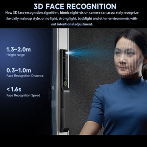 Khu dân cư nhiều xác thực khóa thông minh vân tay Keyless Wifi Ổ khóa cửa kỹ thuật số với hệ thống quản lý - Product Image 4