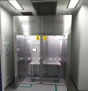 Nouvelle station de travail industrielle en acier inoxydable, poste de travail sans poussière, équipement de nettoyage de laboratoire - Product Image 3