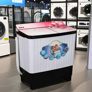 New 8.2 <b>kg</b> Twin Tub Top Loading <b>Washing</b> <b>Machine</b> Electric Semi-Automatic English Interface for Household Hotel Use Made India - Product Image 2