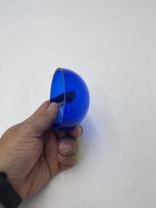 Cúpula acrílica de acrílico de gran oferta 2024 sin brida con color azul para Decoración - Product Image 4
