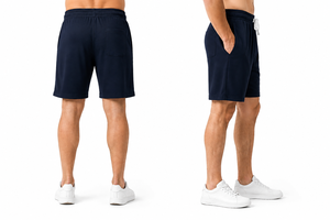 Premium Quality Solid Eco-Friendly Drawstring Closure Canvas <b>Waterproof</b> Breathable Anti-Wrinkle Casual Mid Waist Men's <b>Shorts</b> - Product Image 2