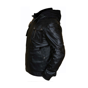 Veste en cuir pour homme 100% pure, vente en gros, avec logo de marque personnalisable et personnalisation, veste en cuir à vendre - Product Image 2