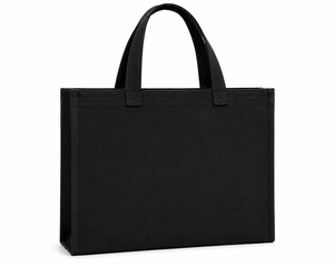 Just Breathe Dandelion <b>Canvas</b> <b>Tote</b> Bag Large Size Daily Shopping Bag Hand Length Handle Black - Product Image 6