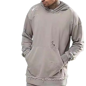 Sweat à capuche unisexe pour homme de haute qualité, sur mesure, en coton 100% écologique, coupe ajustée, délavé à l'acide, brodé, imprimé effet soleil délavé, pour l'hiver - Product Image 1