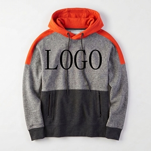 Color Block Cotton Heavyweight <b>Thick</b> Winter Fleece Oversized <b>Hoodie</b> Boxy Fit Blank Plain <b>Men</b> Hoodies - Product Image 1