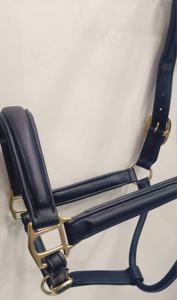 Licou de cheval en cuir de Style selle anglaise chaude et à la mode avec casque anatomique MVE-LH-0222 EQUIHAWK Design fantaisie rembourré doux - Product Image 2