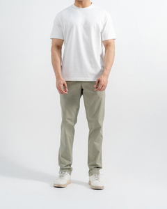 Camiseta de hombre de corte ajustado, de alta calidad, estilo cropped, oversize, con logo personalizado, serigrafiada, 100% algodón, 260GSM. - Product Image 6