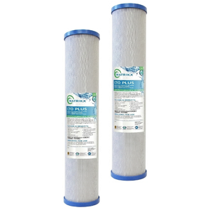Filtre à bloc de carbone NSF 42, média en coque de noix de coco à haute absorption, remplacement universel pour l'eau, élimination supérieure des odeurs - Product Image 1