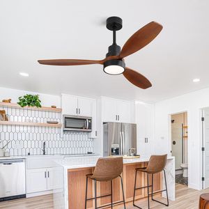 Ventilatore da Soffitto Integrato a LED da 52 Pollici con Luce e Telecomando per Uso in Patio e Soggiorno - Product Image 4