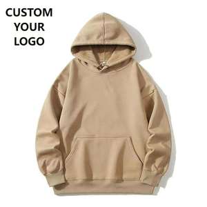 High Quality Pullover Oversized Hoodie Custom logo Blank Unisex <b>Hoodies</b> Heavyweight High Quality <b>Hoodies</b> for Men - Product Image 2