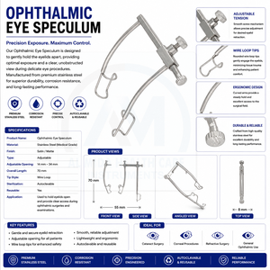 Écarteur chirurgical avec pince réglable pour opération chirurgicale, instrument manuel de classe I certifié CE - Product Image 6