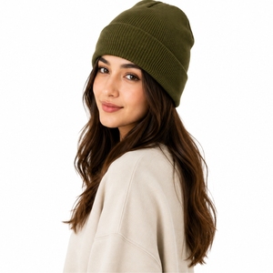 2026 Premium Jacquard Acrylic Unisex Adjustable <b>Beanie</b> Soft Warm Breathable <b>Waterproof</b> Stretchable Winter Outdoor Cap - Product Image 1