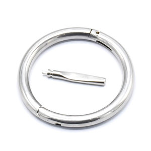 Anillo Nasal para Toro de 2.5 Pulgadas, Anillo Nasal de Acero Inoxidable Resistente para Ganado, con Tornillo, para Exhibición y Uso Veterinario en Animales de Granja - Product Image 4