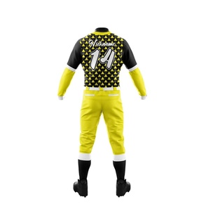 Professional 220gsm Polyester Baseball Jersey Breathable Team <b>Uniforms</b> Sublimation Print Anti-Bacterial UV Short Plus Size - Product Image 3