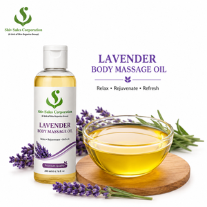 High Performance Lavender <b>Massage</b> Oil for Body Therapy, Skin Care Applications and Wellness Industry Use - Product Image 2