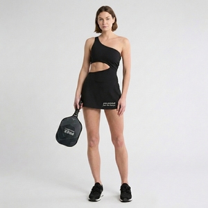 Vestido Deportivo de Pickleball para Mujer, de un Solo Hombro, Corto, con Abertura en la Cintura, Minifalda, Transpirable, de Secado Rápido, Anti-Deformación - Product Image 5