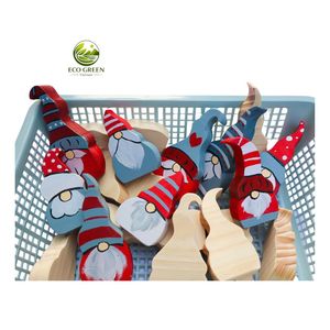 Natural Wood Christmas Tree Cutout Crafts for Painting Kids Educational Art and Holiday Decor - Product Image 6