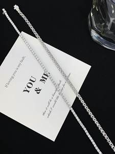 wholesale elegant 14k <b>gold</b> 6.30ct lab diamond bracelets customized wedding tennis bracelet chain for women luxury jewellery - Product Image 4