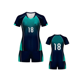 Uniforme de volley-ball OEM pas cher, qualité supérieure, 100% polyester, boutonné, personnalisable avec couleurs sur mesure - Product Image 1