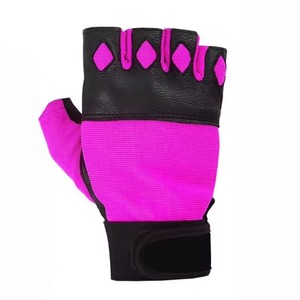 Gants de fitness demi-doigts en cuir de vachette respirant pour la musculation, le cyclisme, la gym et l'entraînement - Product Image 2