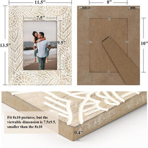 Marco de Fotos de Madera Contemporáneo, Estilo Vintage, Decorativo, Minimalista, para Hogar, Oficina, Escritorio, Boutique - Product Image 3