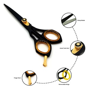 Ciseaux de coiffeur de qualité supérieure, meilleure qualité, poignée ergonomique, fournisseur en gros, logo personnalisé, ODM 2026 - Product Image 2