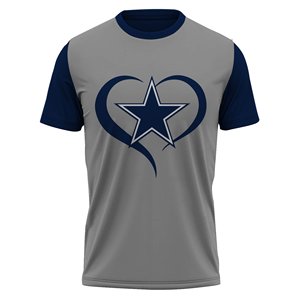 <b>Men</b> <b>Navy</b> <b>Blue</b> Custom Sublimation Sportswear Player <b>T</b>-<b>Shirt</b> with Team Logo Short Sleeve Breathable Team Jersey - Product Image 3