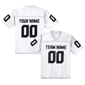 Breathable Mesh American Football Jersey Sublimation Print Blank <b>Hip</b> Hop Sportswear Wholesale - Product Image 4