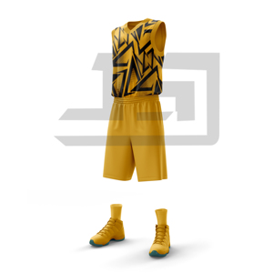 Uniforme Deportivo de Baloncesto Personalizado sin Mangas, Sublimado, Transpirable, de Poliéster, Pantalones Cortos, para Torneos, Clubes, Escuelas, Adultos - Product Image 2