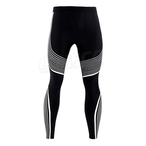 Low Moq <b>Men's</b> Compression <b>Leggings</b> High Waist Elastic Waist Gym Sports Wear Quick Dry Breathable <b>Waterproof</b> Spandex/Polyesters - Product Image 5